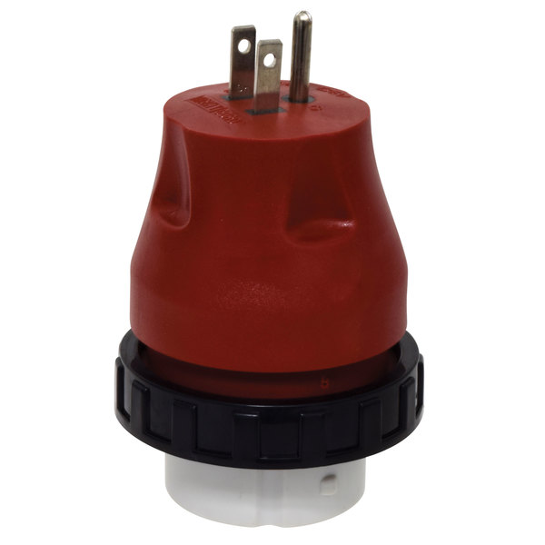Valterra Valterra A10-1550DAVP Mighty Cord Detachable Adapter Plug - 15AM to 50AF, Red (Carded) A10-1550DAVP